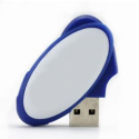 USB-Флешка на 16Gb овальная с логотипом